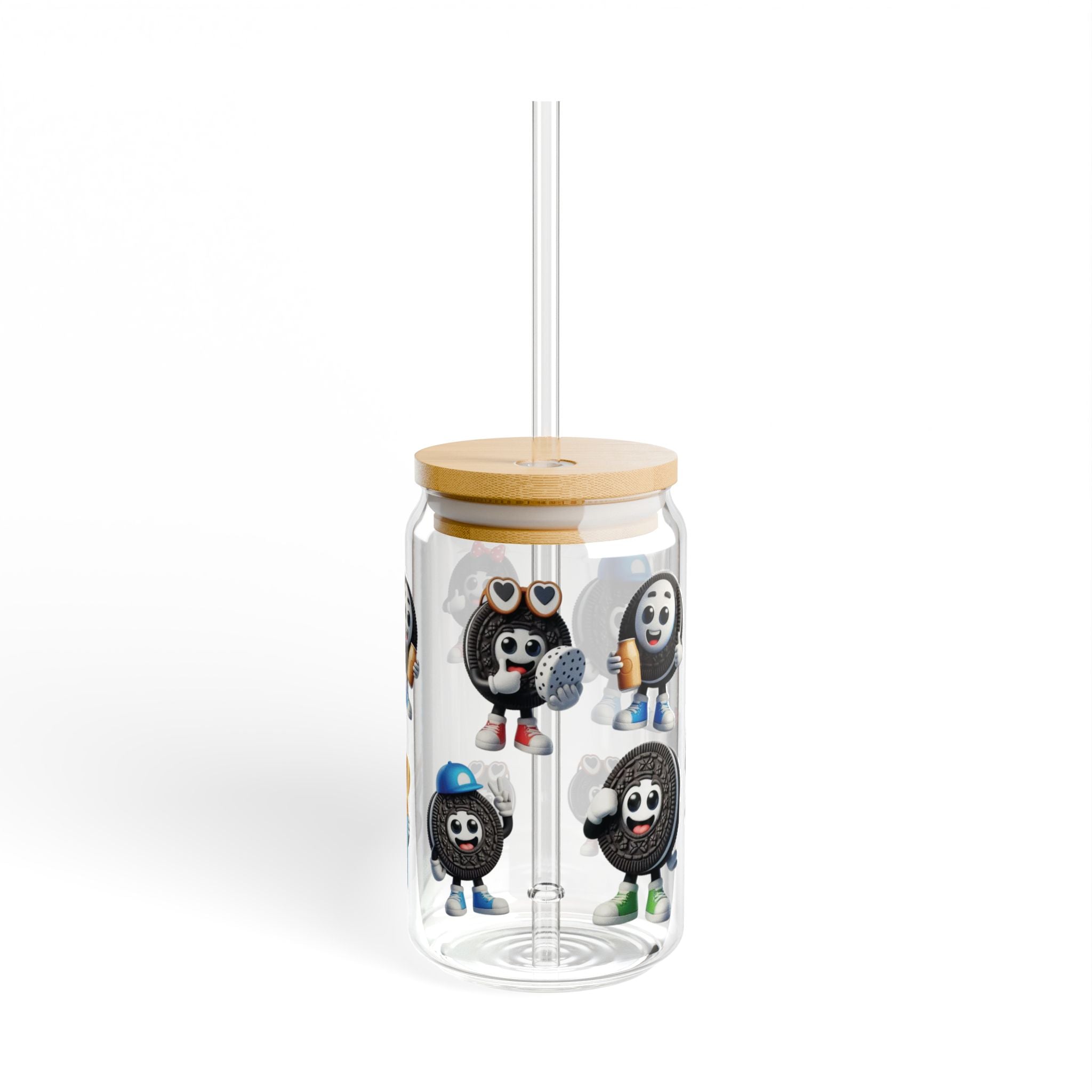 Cookies N Cream Glass Tumbler