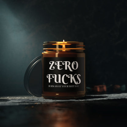 Zero Fucks Candle