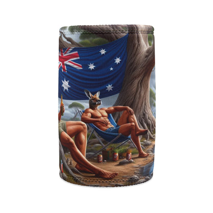 Muscled Up Roos Stubby Holder