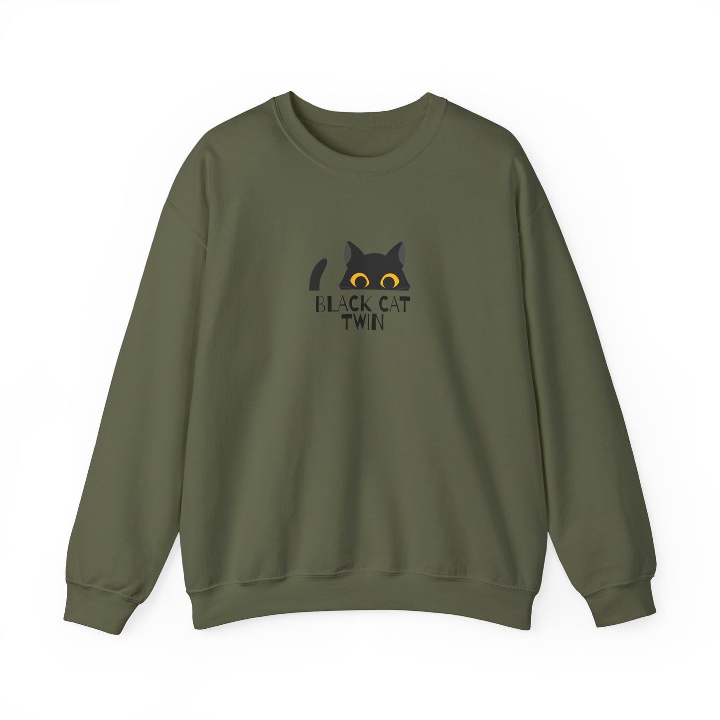 Black Cat Twin SweatShirt