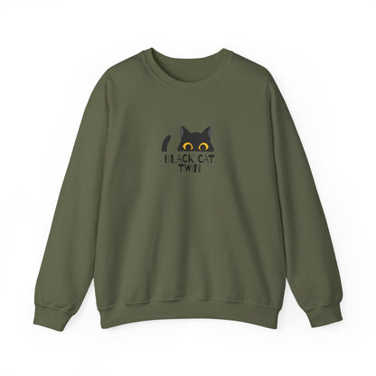 Black Cat Twin SweatShirt