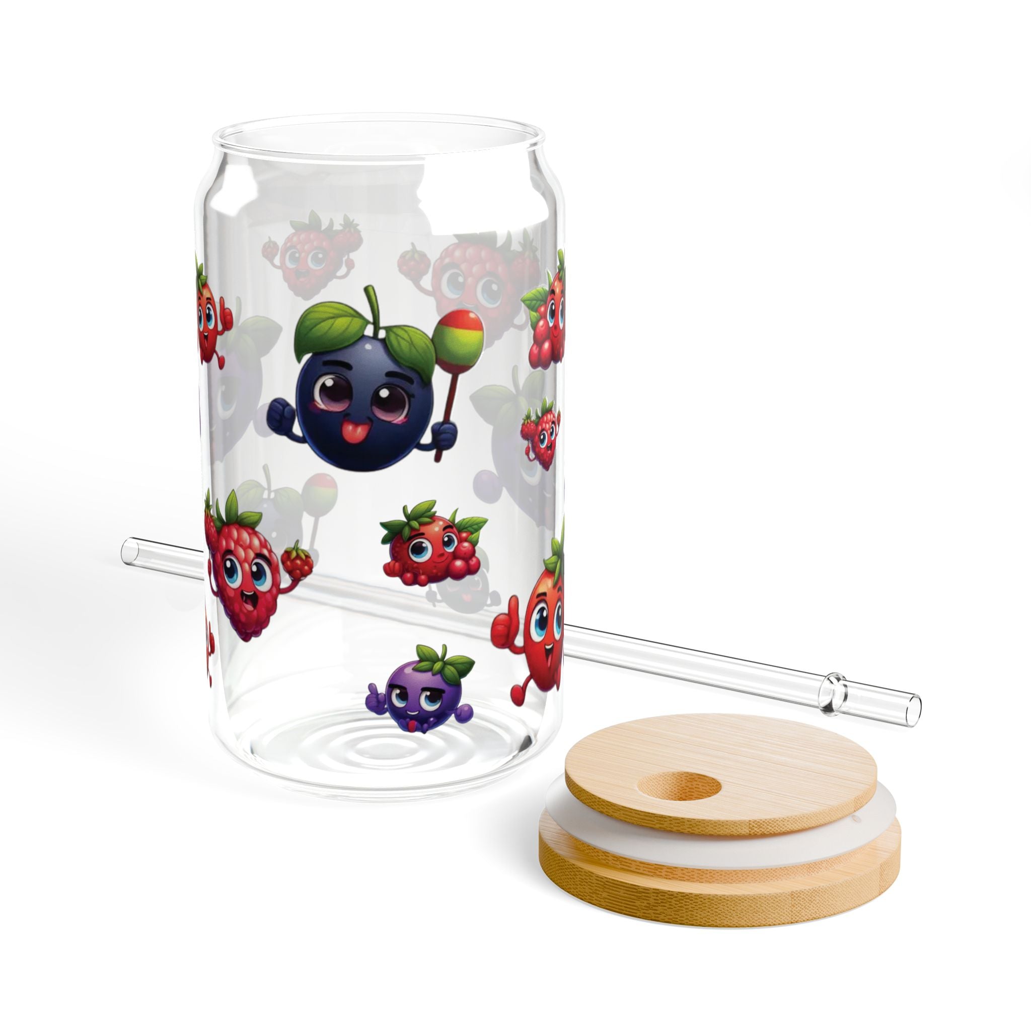 Wild Berries Glass Tumbler
