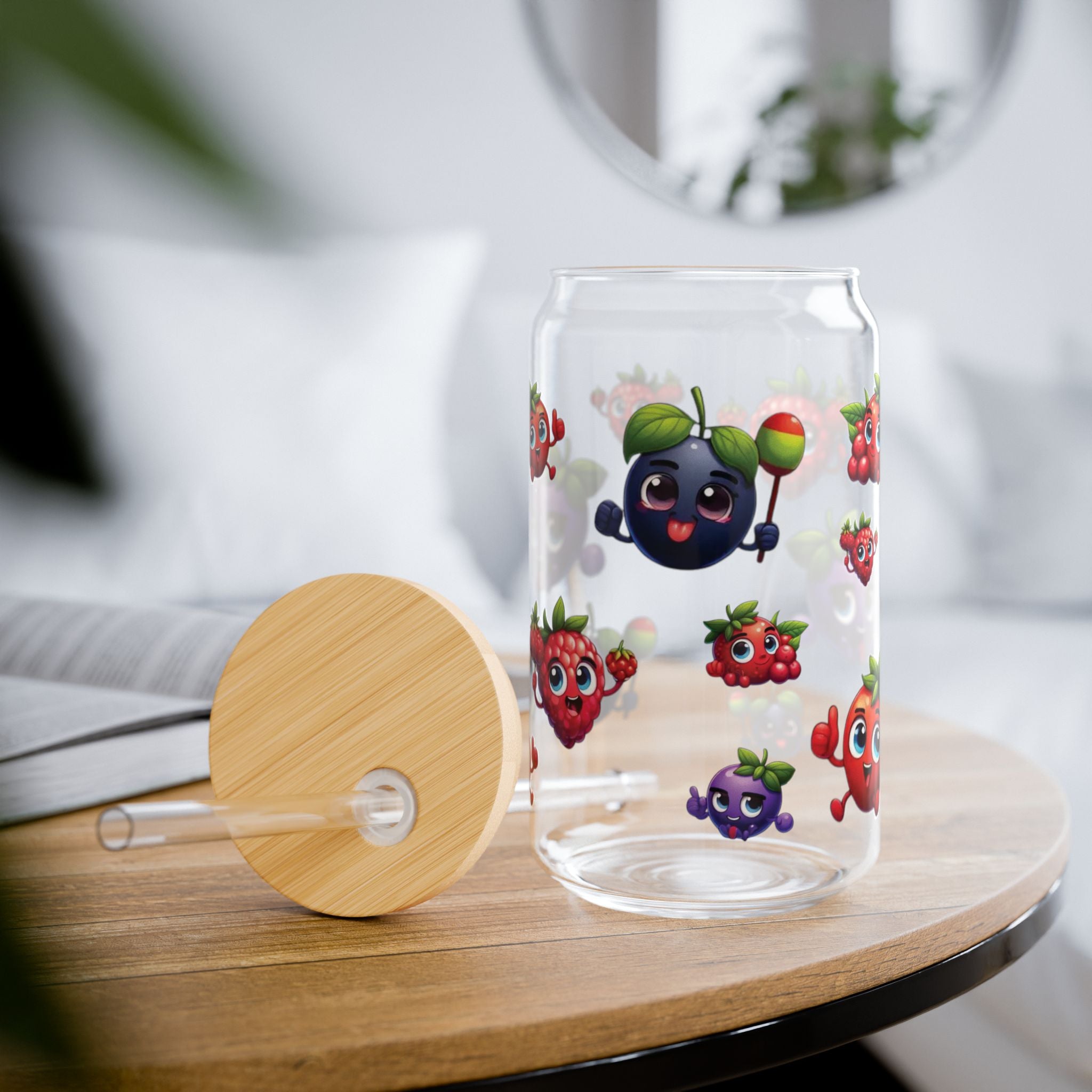 Wild Berries Glass Tumbler