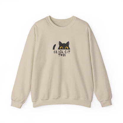 Black Cat Twin SweatShirt