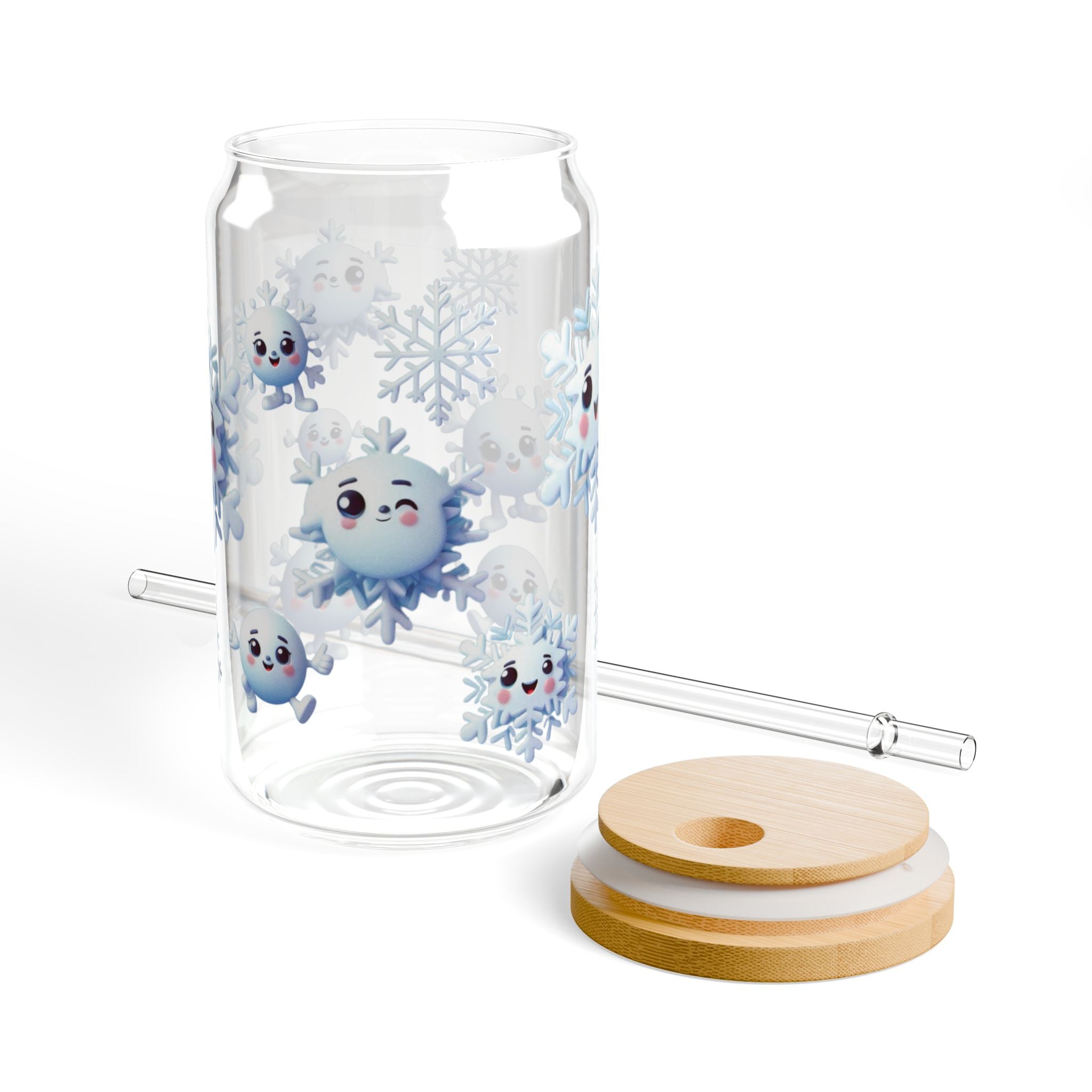 Winter Glass Tumbler