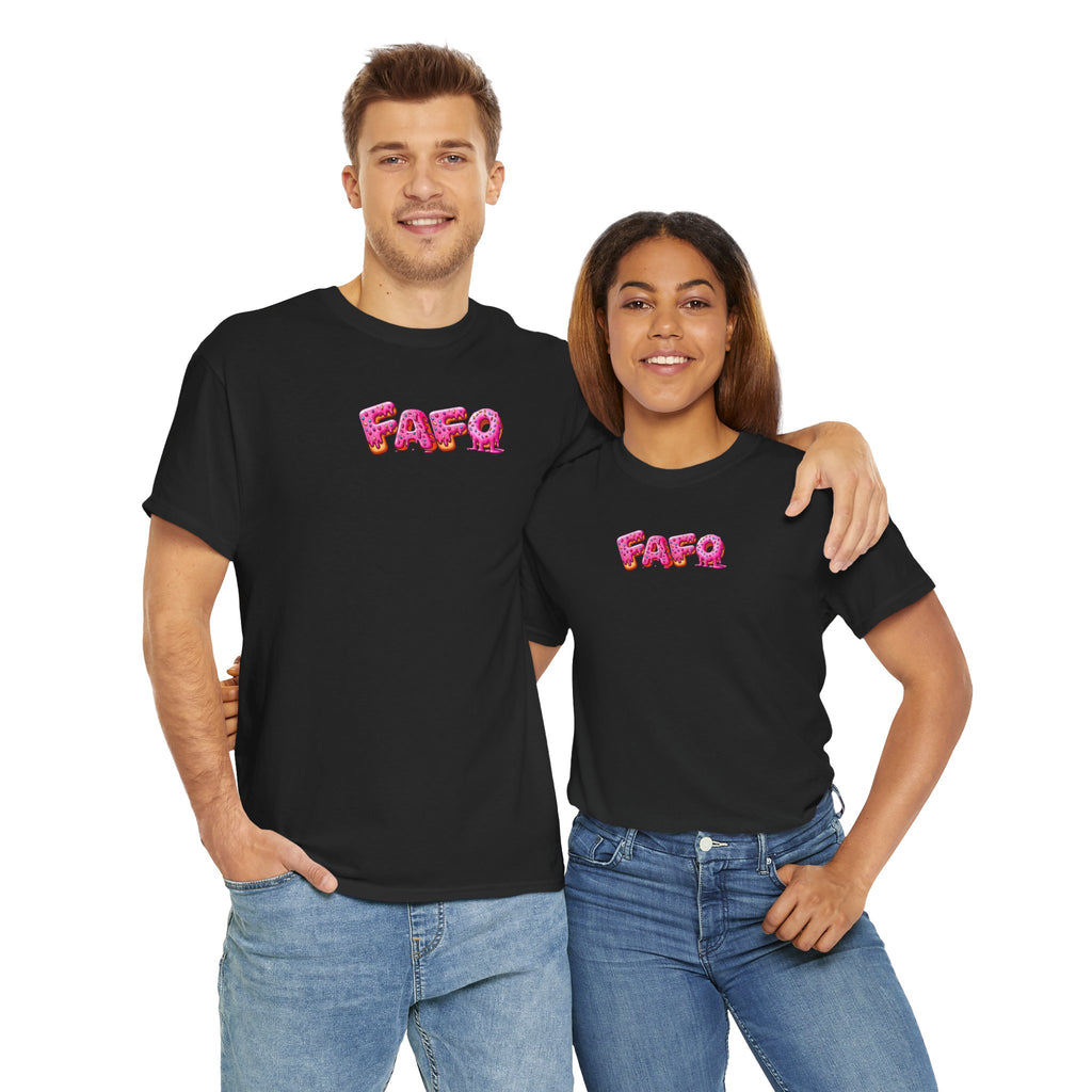FAFO Donut Font Tee
