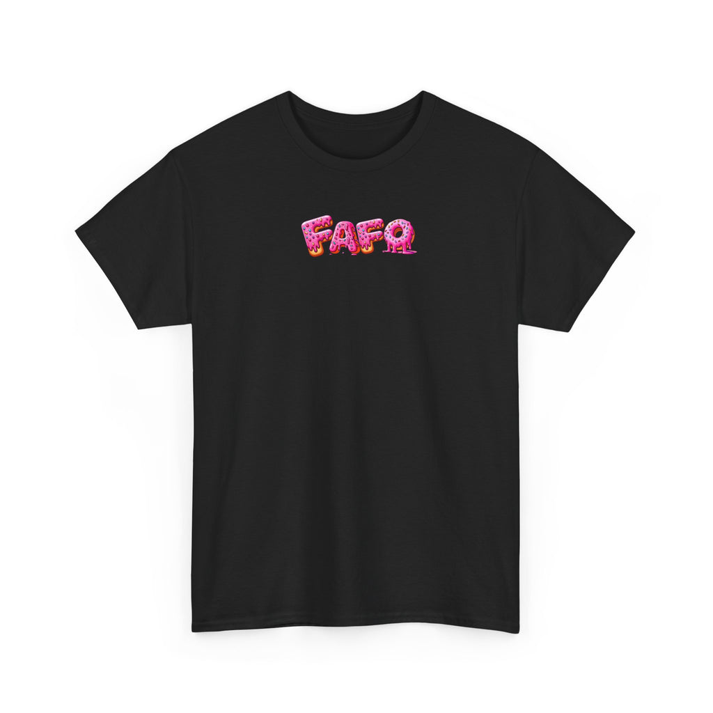 FAFO Donut Font Tee