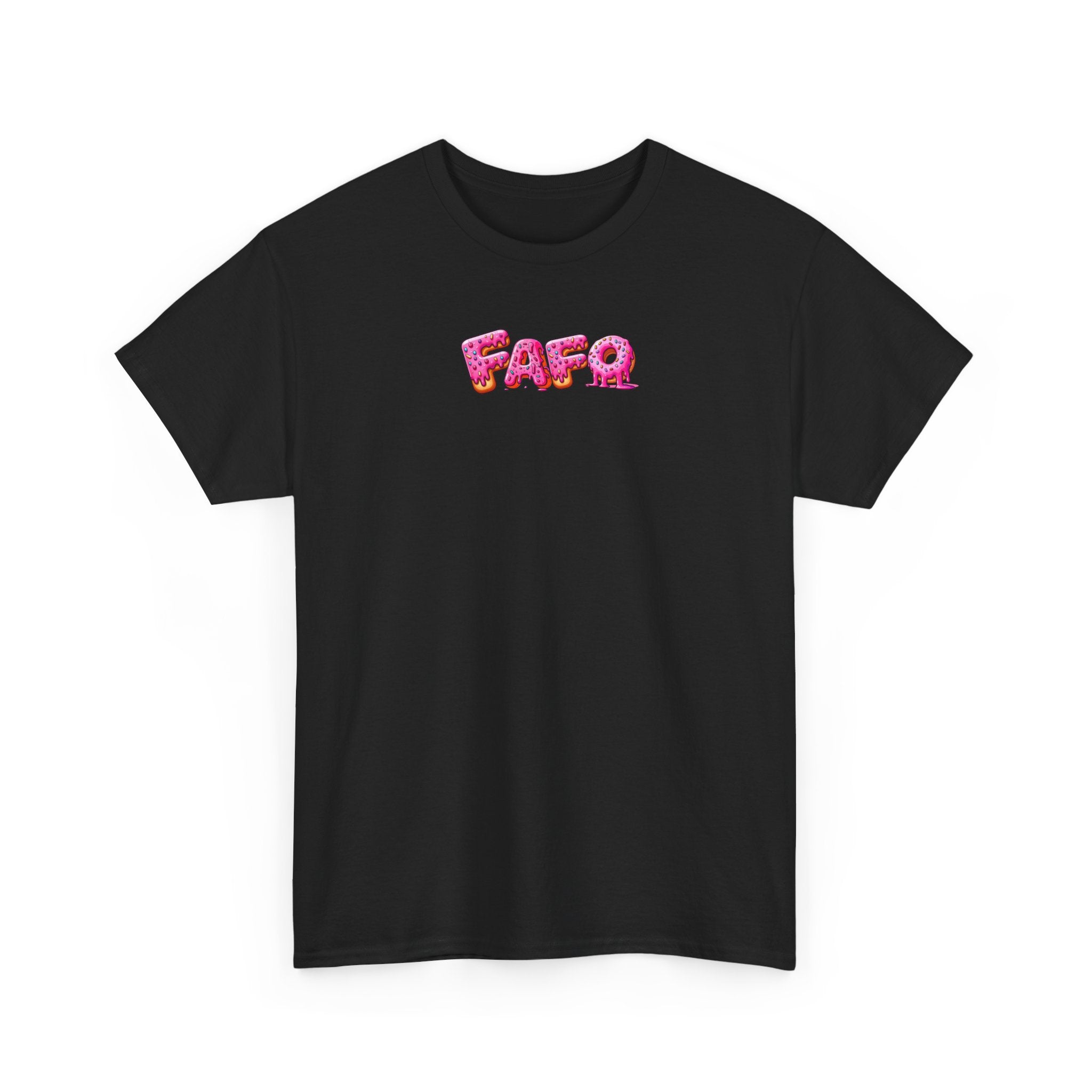 FAFO Donut Font Tee