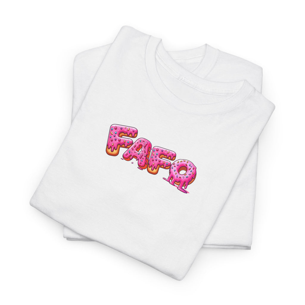 FAFO Donut Font Tee
