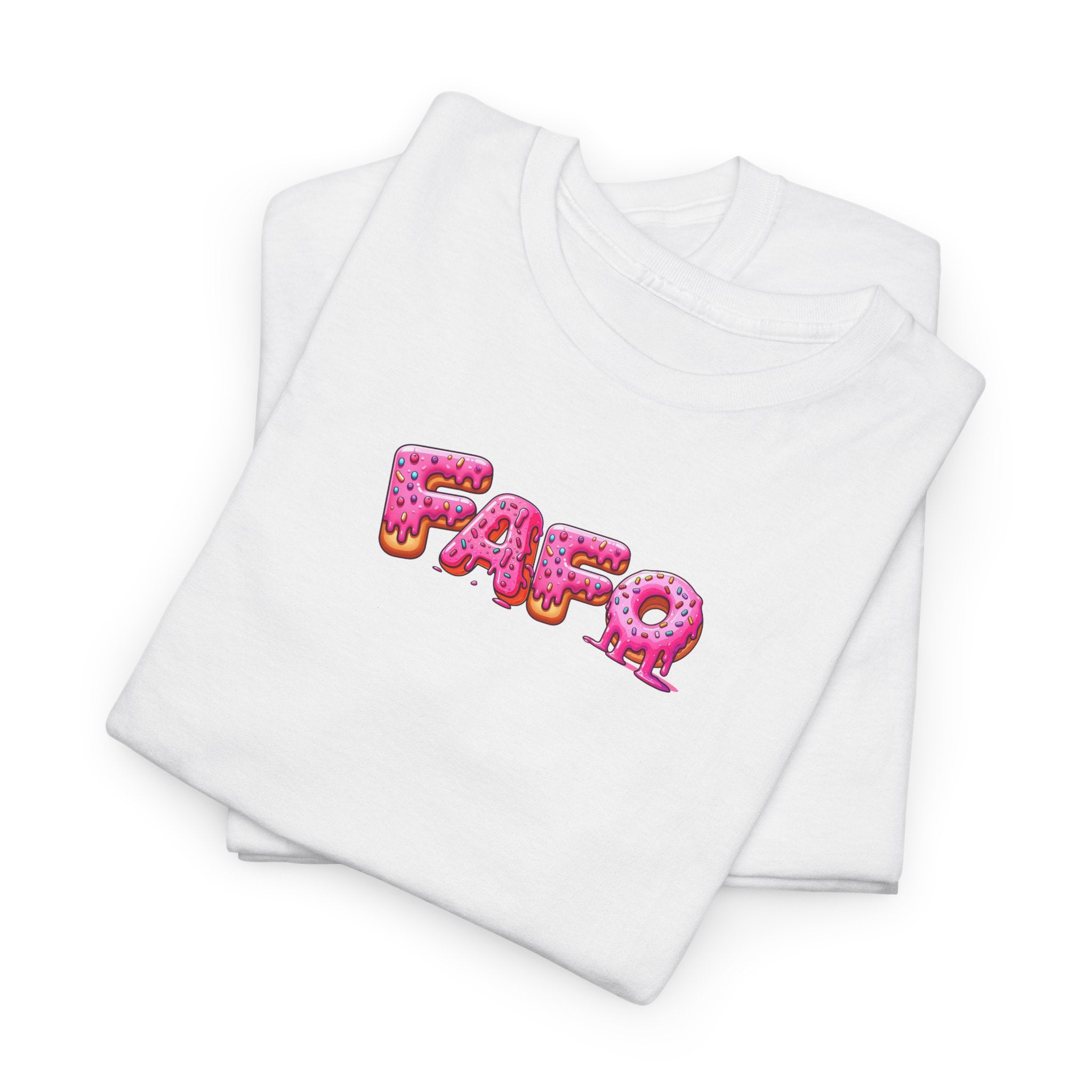 FAFO Donut Font Tee