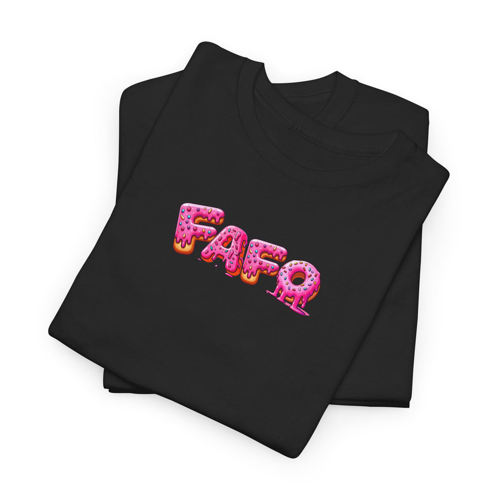 FAFO Donut Font Tee