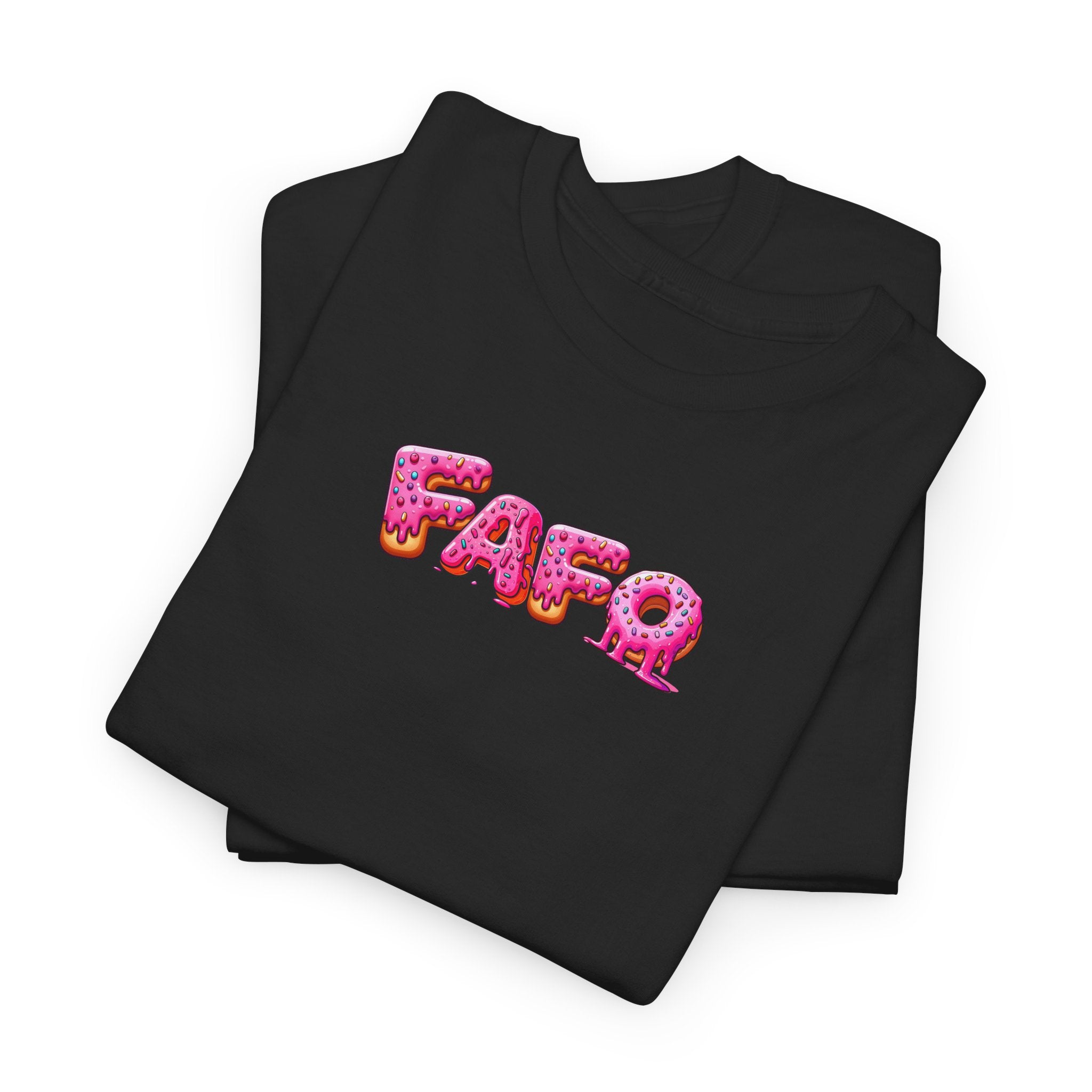 FAFO Donut Font Tee